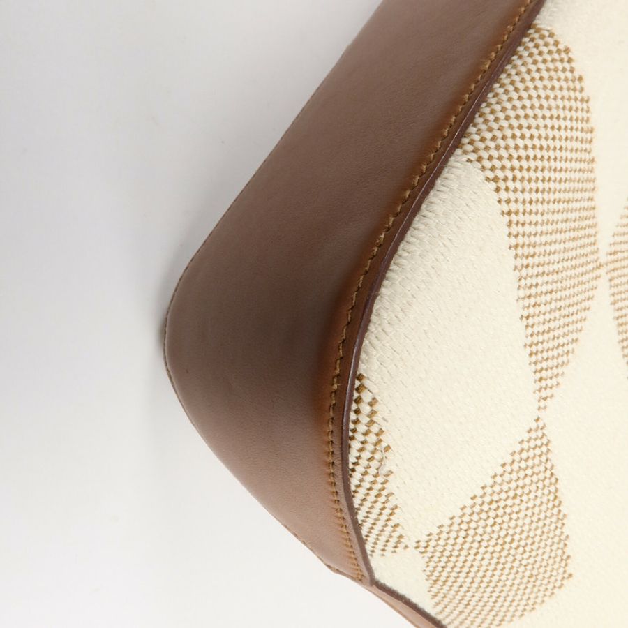 HERMES 帆布Cabas H En Biais 27手挽肩背兩用袋-11