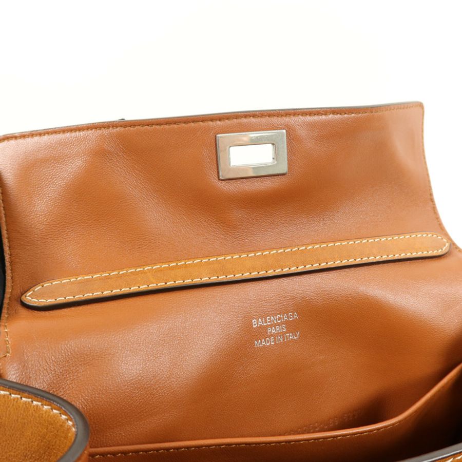 BALENCIAGA 牛皮皮革Mini Rodeo手挽肩背兩用袋-7