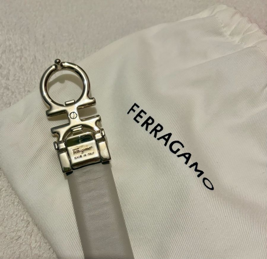 Ferragamo belt 雙色皮帶-6
