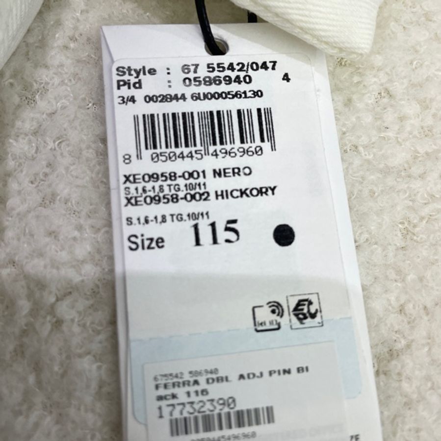 全新Salvatore Ferragamo Gancini系列 菲拉格慕 光滑黑面金扣腰帶皮帶-9