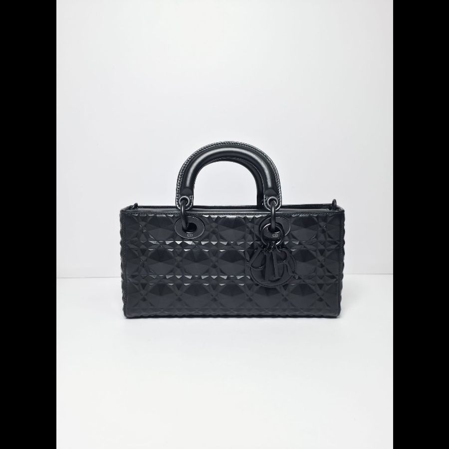 Dior 黑色Medium Lady D Joy Bag-2