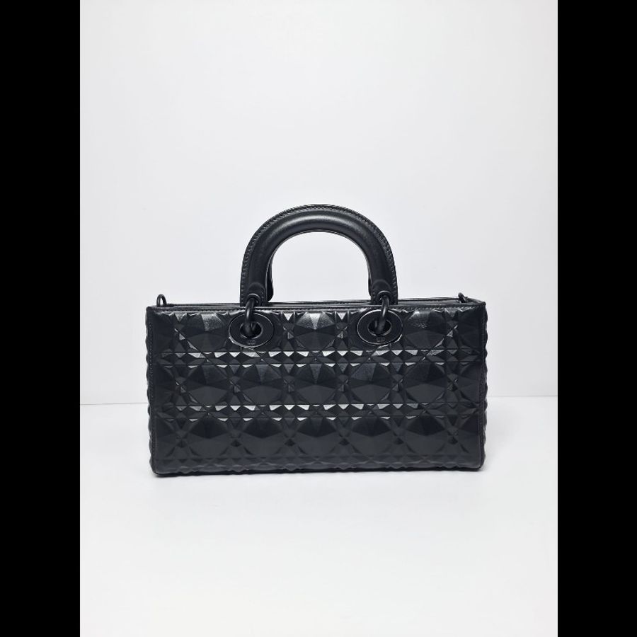 Dior 黑色Medium Lady D Joy Bag-6