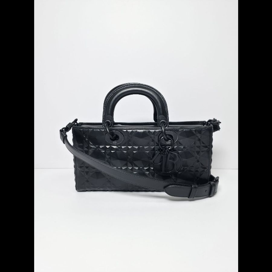 Dior 黑色Medium Lady D Joy Bag-29