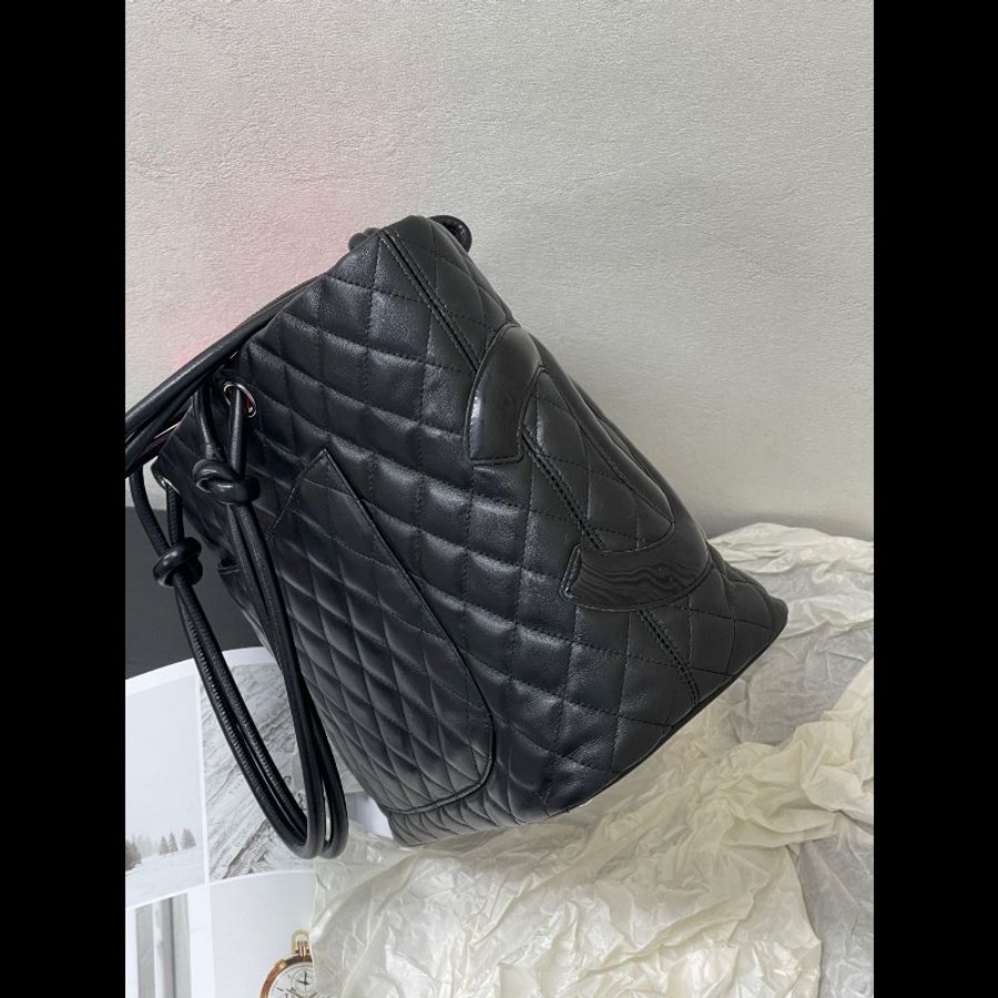 Chanel香奈兒 康鵬黑武士黑色托特大號
成色佳-3
