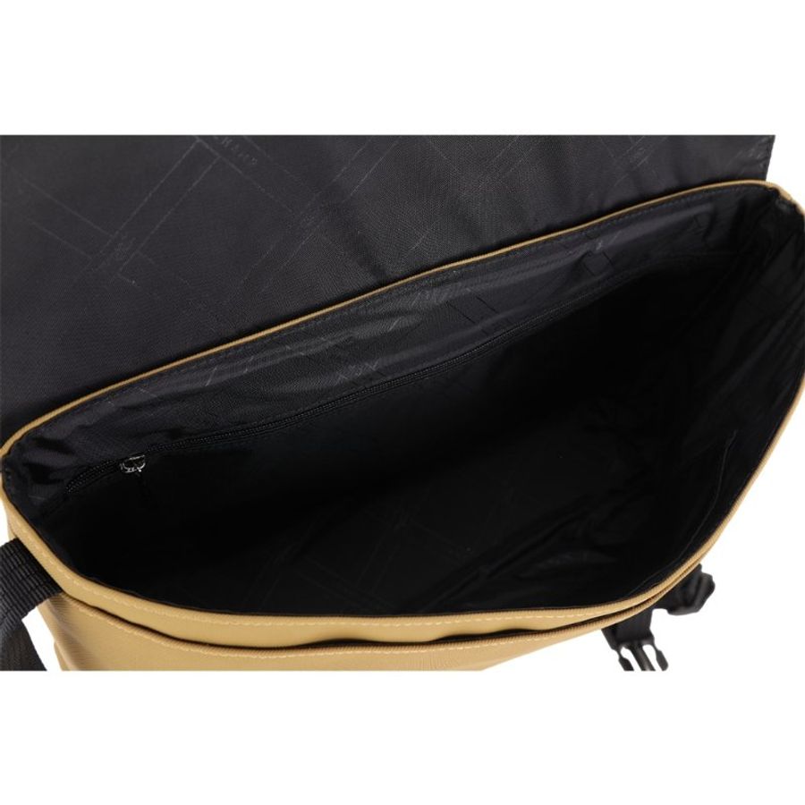 【現貨】Longchamp 再生帆布尼龍翻蓋郵差包-米咖-5