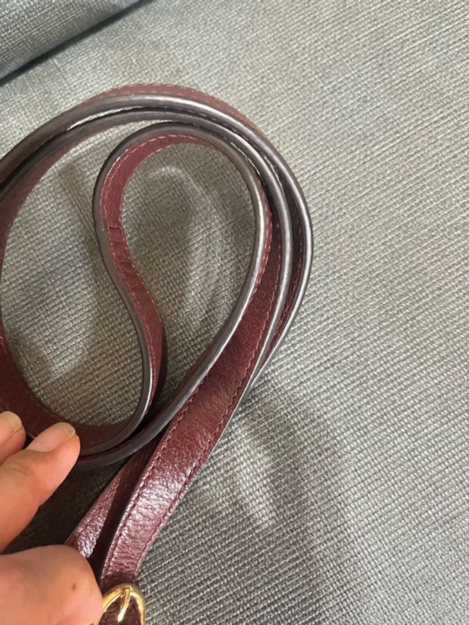 GUCCI MINI BAG Ophidia緹花拉鍊#肩背#斜背包(酒紅色)-24