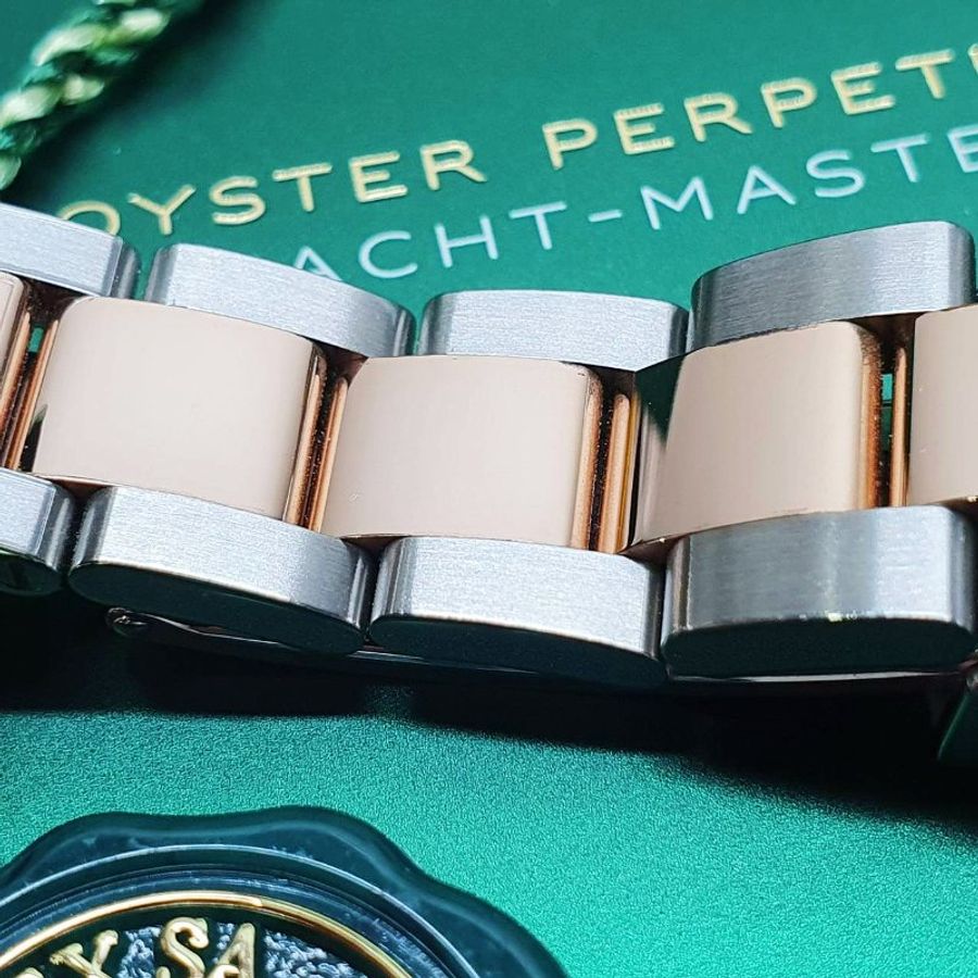 【大眾金時代】ROLEX勞力士268621 Yacht-Master 2025/07 18K玫瑰半金 中型遊艇 巧克力面盤 錶徑37mm 自動上鍊大眾金時代 G380-6