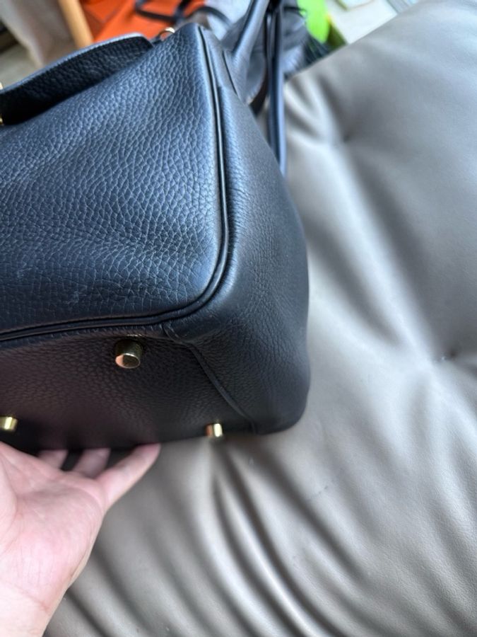 hermes 愛馬仕 lindy 30 黑金U刻 🈚附件-5