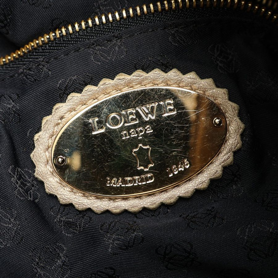 LOEWE 羅威 Viento 手提包 淺褐色 Nappa牛皮 315.82.B47-4