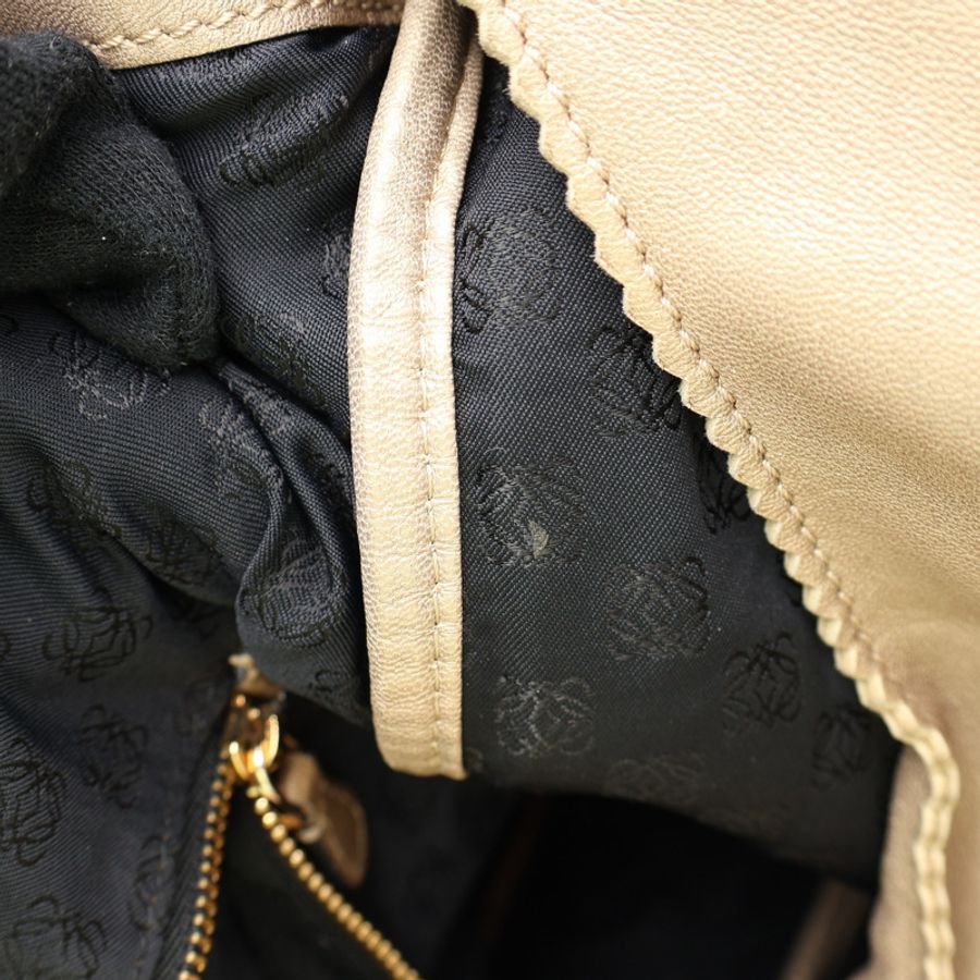 LOEWE 羅威 Viento 手提包 淺褐色 Nappa牛皮 315.82.B47-12