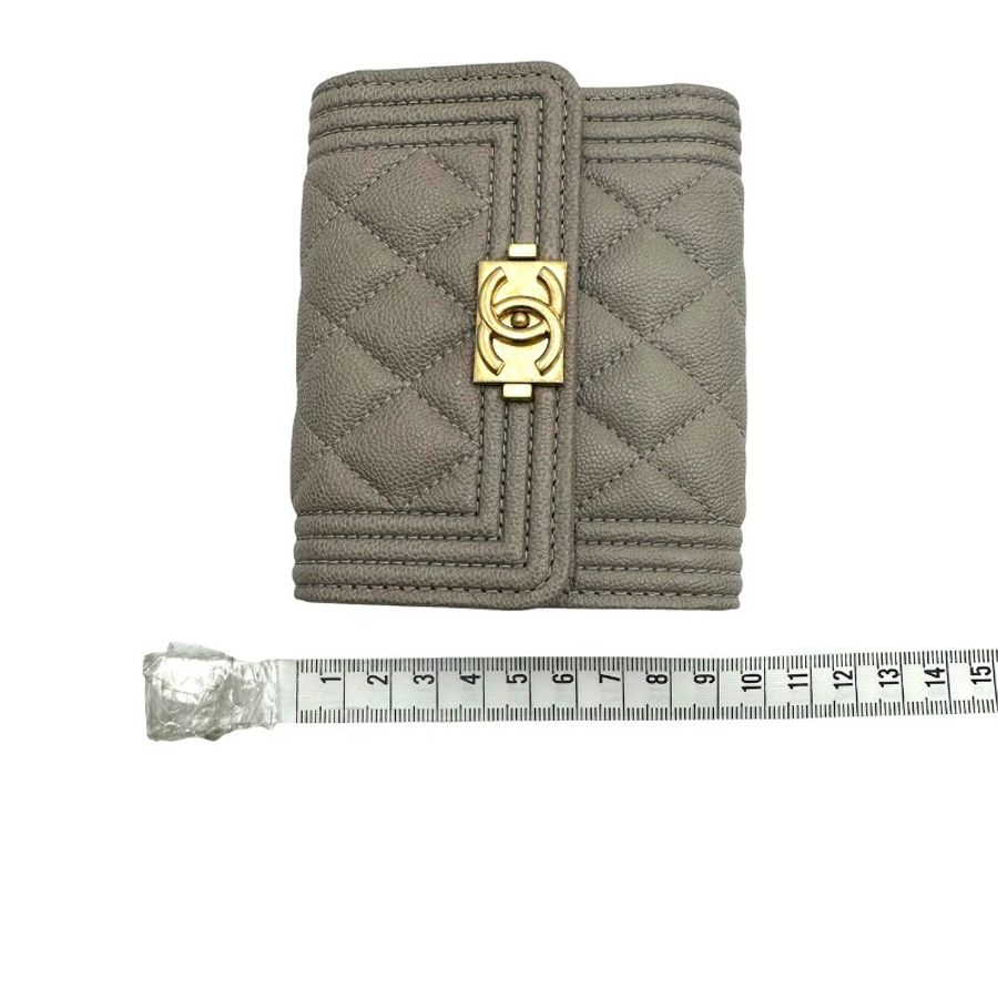 【美收精品】CHANEL Boy 口蓋短夾 C-817【隔月月中將轉賣至日本 上架期限30天】-13