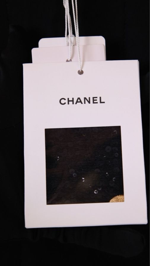 Chanel 22S黑金亮片滚边上衣外套-19