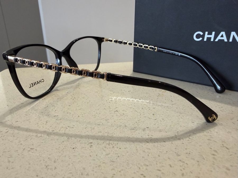 ❤️全新全配❤️Chanel雙C鏈腳平光眼鏡-3
