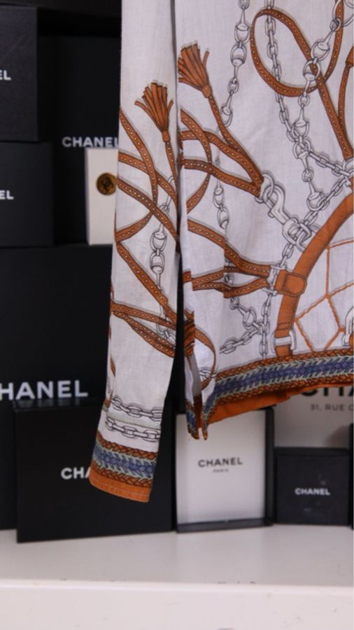 Gucci 00年秀款棕色抽绳图案衬衫上衣外套-18