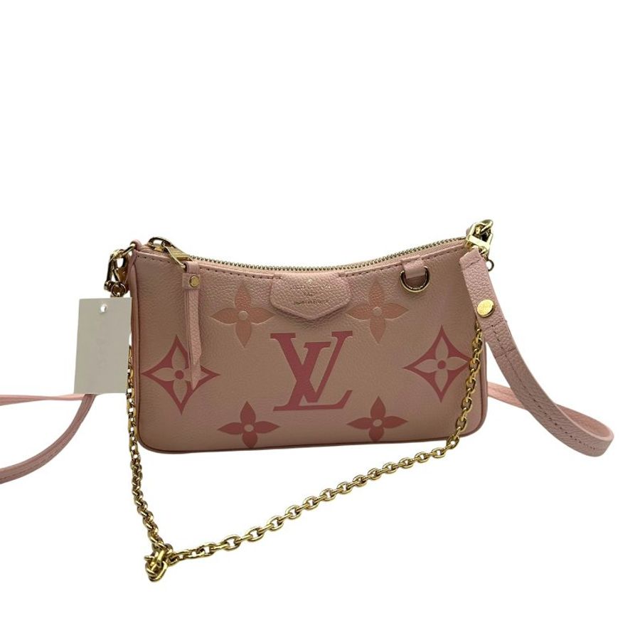 【美收精品】Louis Vuitton 粉色Easy Pouch On Strap 手袋 C-824【隔月月中將轉賣至日本 上架期限30天】-1