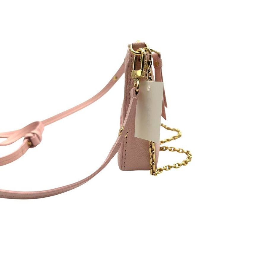【美收精品】Louis Vuitton 粉色Easy Pouch On Strap 手袋 C-824【隔月月中將轉賣至日本 上架期限30天】-3
