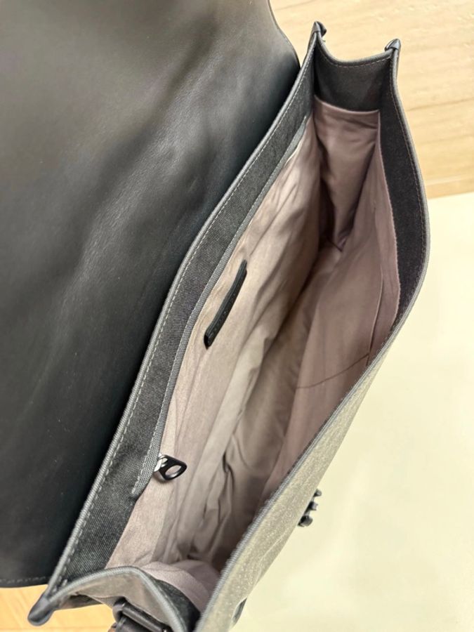 Bottega Veneta葆蝶家 Bv男士邮差包 黑色编织款-14