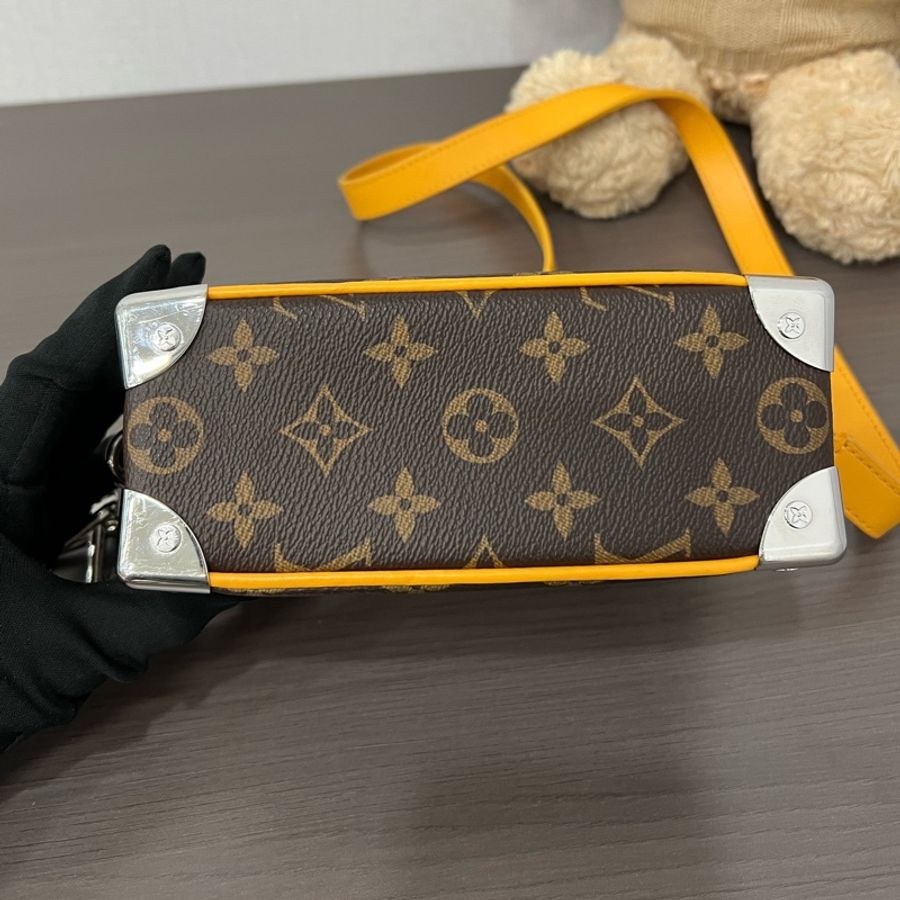 LV/路易威登 soft trunk銀角盒子斜背包 芯片款-5