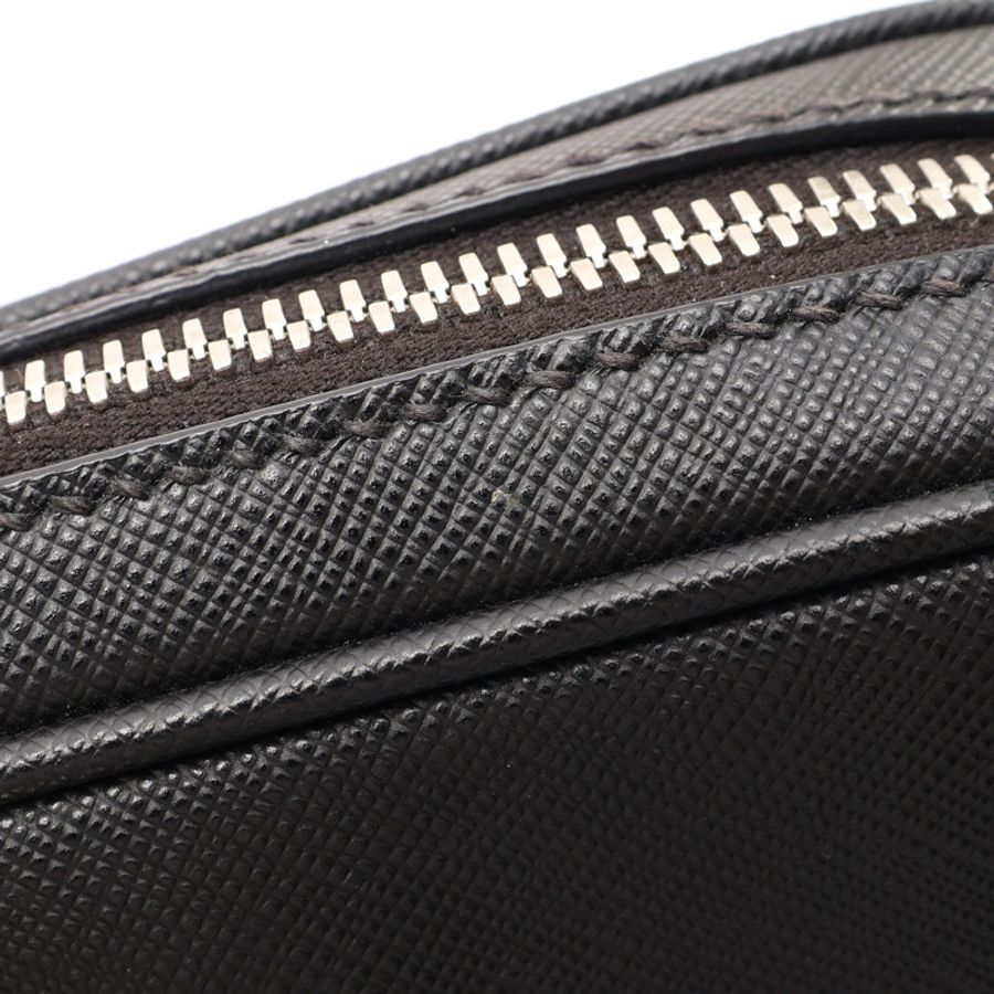 PRADA 普拉達 公事包 兩用包 黑色 Saffiano牛皮 2VE368N-14