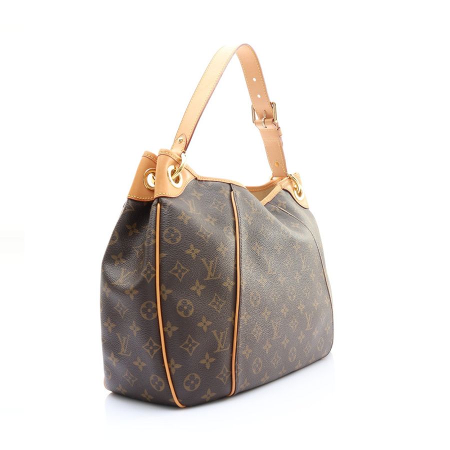 LOUIS VUITTON LV 路易威登 Galliera PM 肩背包 棕色 原花帆布 M56382-1