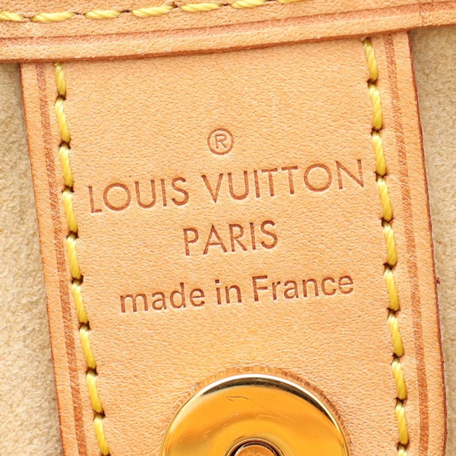 LOUIS VUITTON LV 路易威登 Galliera PM 肩背包 棕色 原花帆布 M56382-4