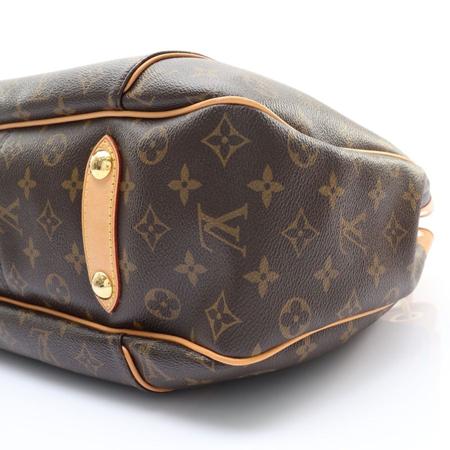 LOUIS VUITTON LV 路易威登 Galliera PM 肩背包 棕色 原花帆布 M56382-7
