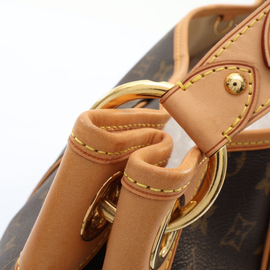 LOUIS VUITTON LV 路易威登 Galliera PM 肩背包 棕色 原花帆布 M56382-9