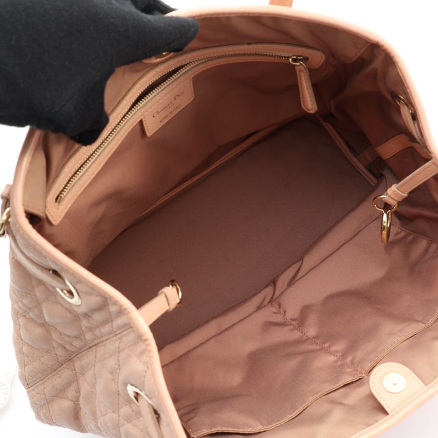 Dior 迪奧 Panarea Tote 手提包 粉色 帆布-2