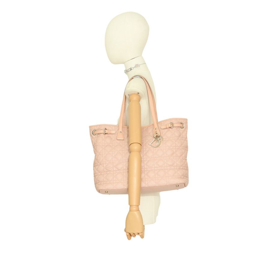 Dior 迪奧 Panarea Tote 手提包 粉色 帆布-5