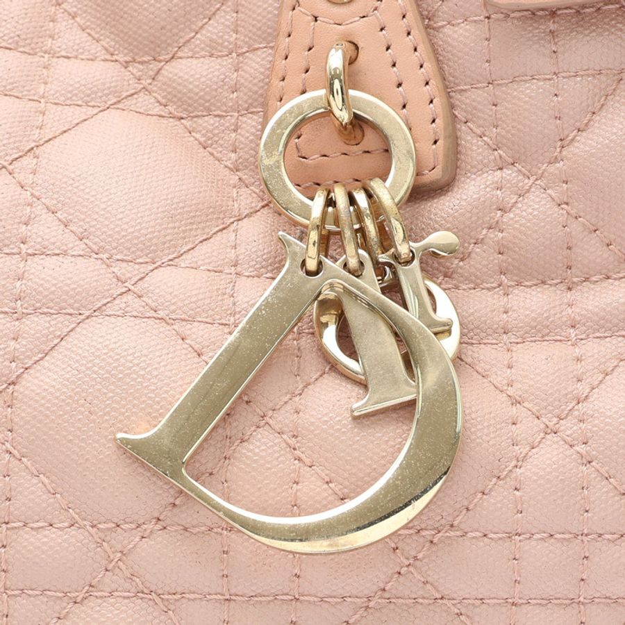 Dior 迪奧 Panarea Tote 手提包 粉色 帆布-8
