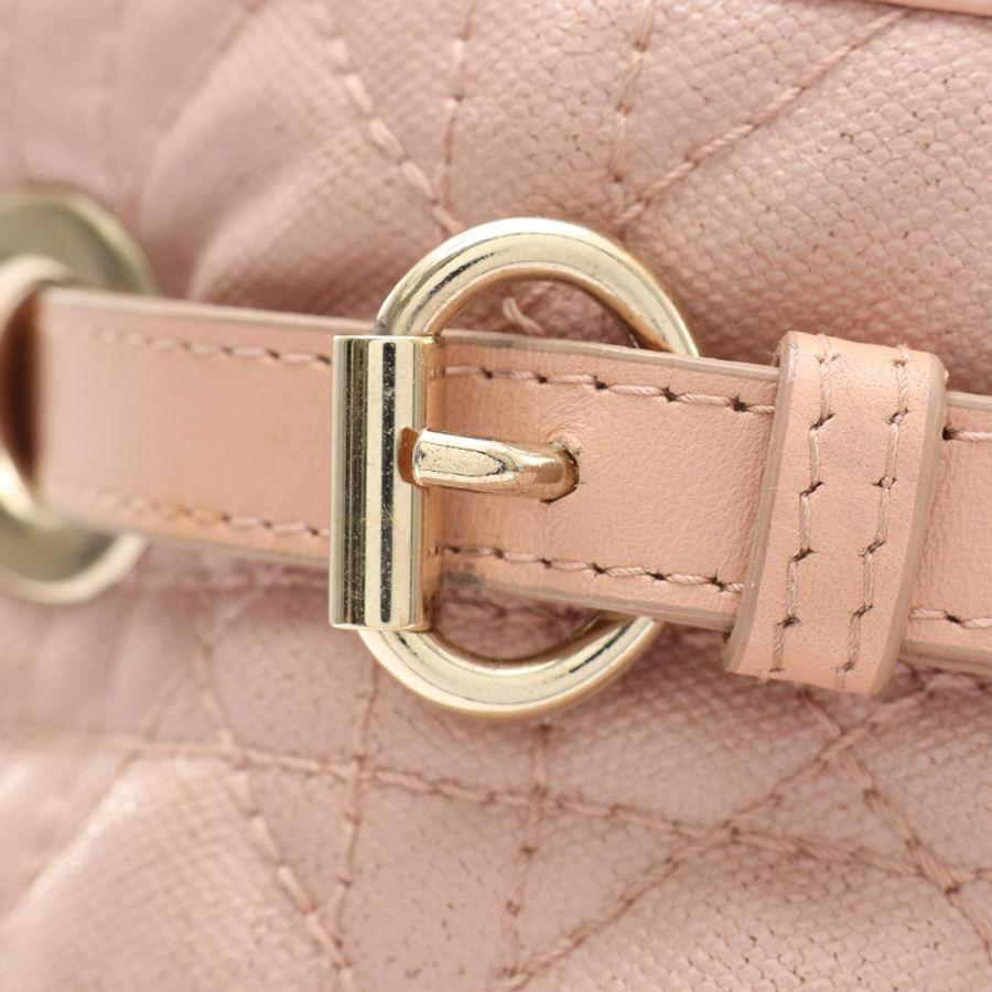 Dior 迪奧 Panarea Tote 手提包 粉色 帆布-9