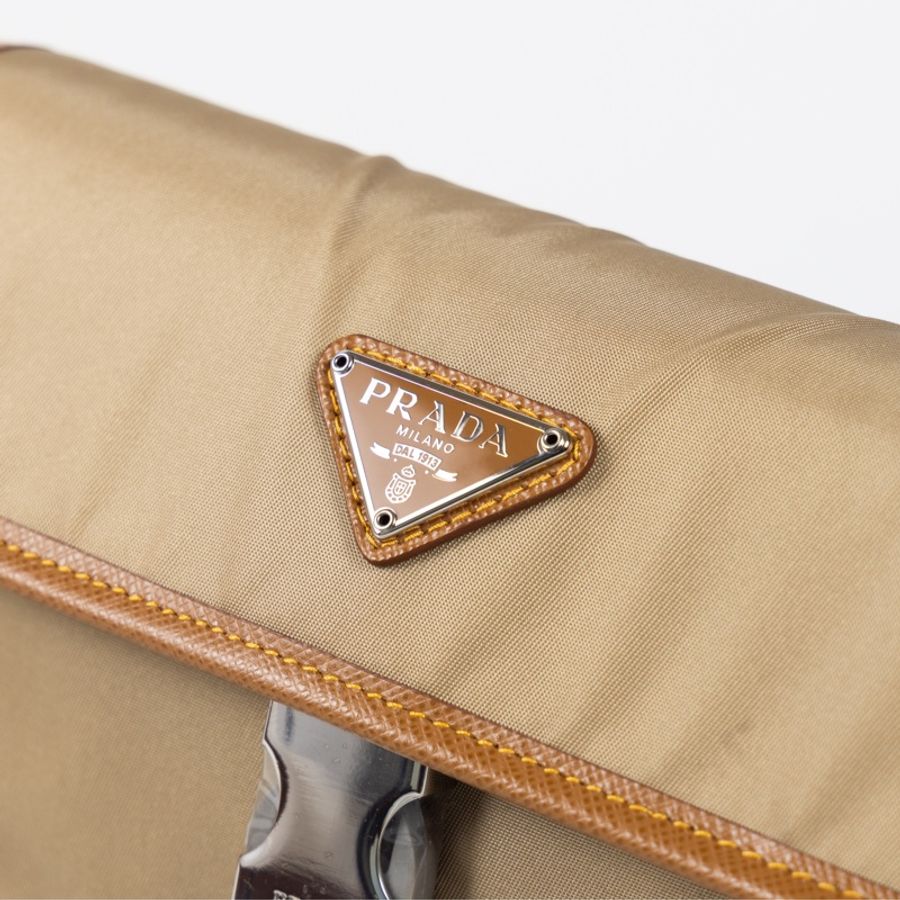 全新PRADA Re-Nylon Crossbody拼接斜背小包-3