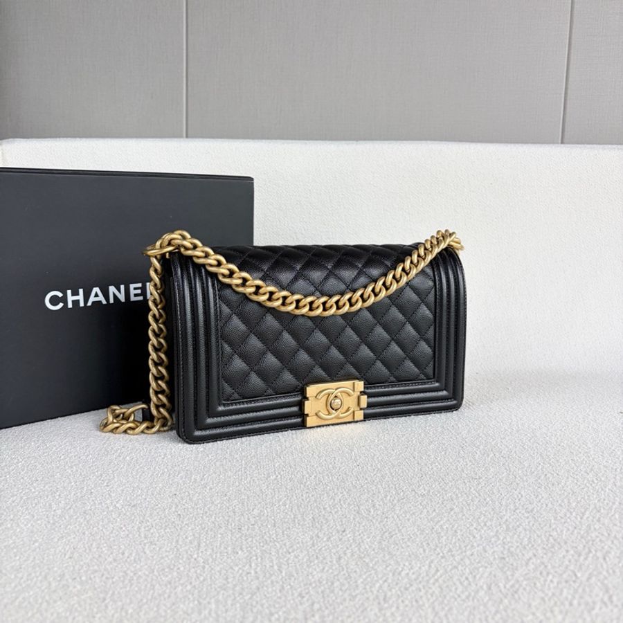 Chanel香奈兒中號鏈條包 荔枝皮 尺寸25*15*7-5
