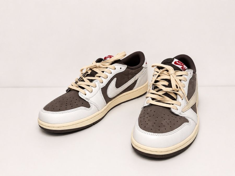 全新Travis Scott x Air Jordan 1 Low OG倒鉤摩卡-0