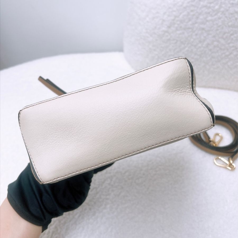 Loewe puzzle mini 棕色拼色幾何包-2