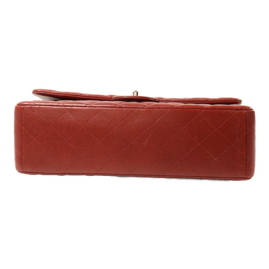 CHANEL 牛皮皮革Maxi Classic鏈帶肩背袋-3