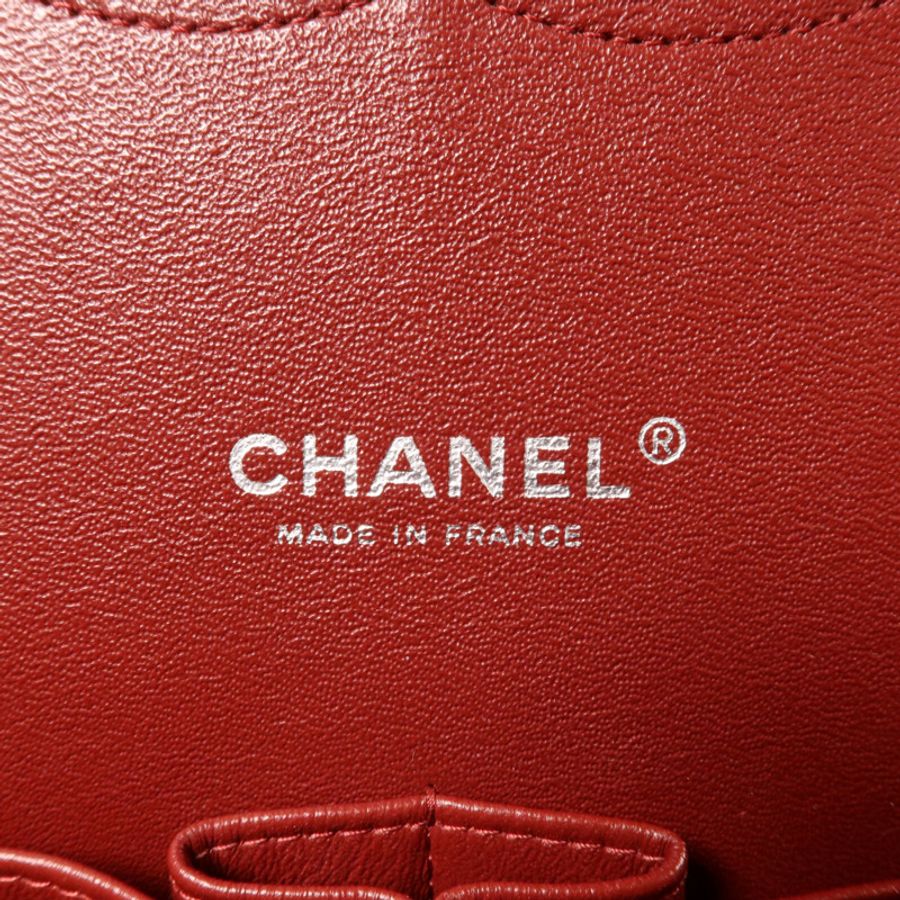 CHANEL 牛皮皮革Maxi Classic鏈帶肩背袋-6