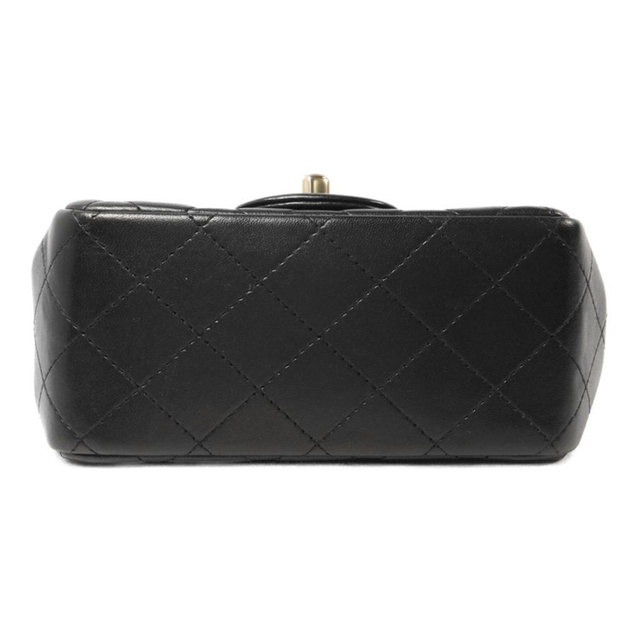 CHANEL 羊皮皮革Mini Classic 17鏈帶肩背袋-3