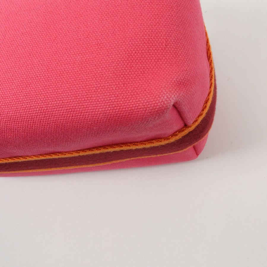 HERMES 帆布Bride A Brac GM手挽袋Hibiscus-8