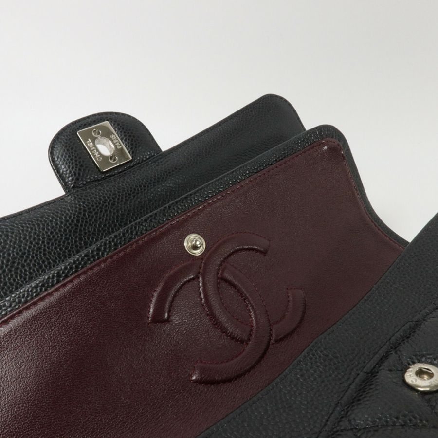 CHANEL 牛皮皮革Classic 25鏈帶肩背袋-9
