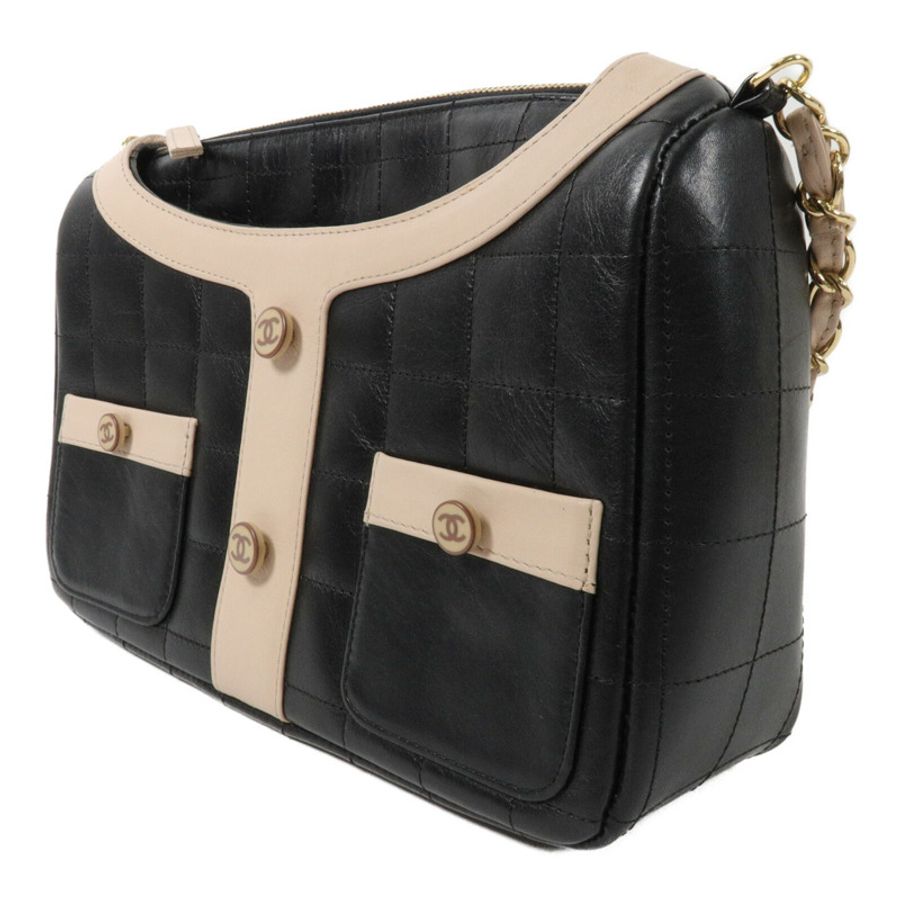 CHANEL 牛皮皮革Mademoiselle Jacket Bag鏈帶肩背袋-2