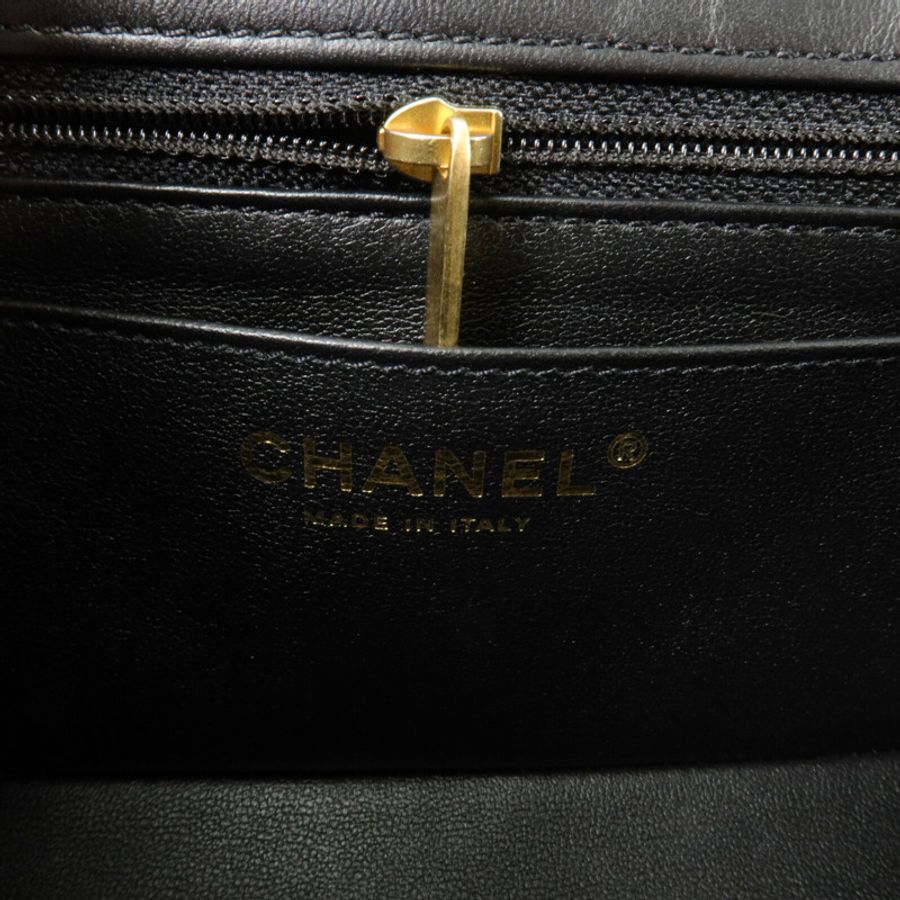 CHANEL 牛皮皮革Mini 2.55鏈帶肩背袋-5