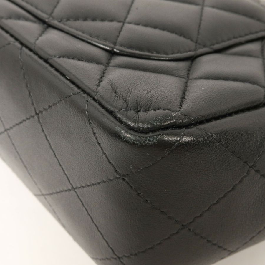 CHANEL 羊皮皮革Classic 20鏈帶肩背袋-14