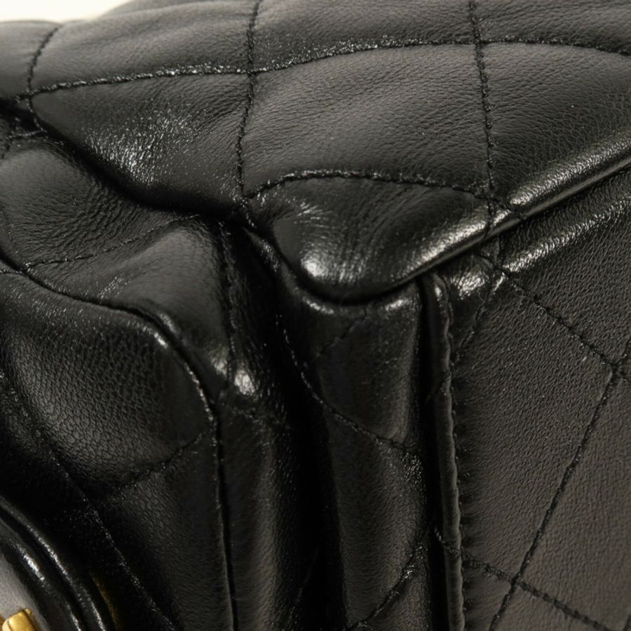 CHANEL 羊皮皮革25C Hobo Bag鏈帶肩背袋-13