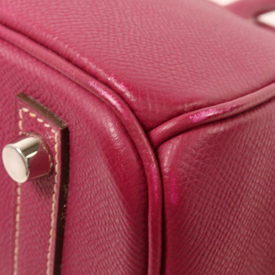 HERMES Epsom皮革Birkin 30手挽袋Tosca-13
