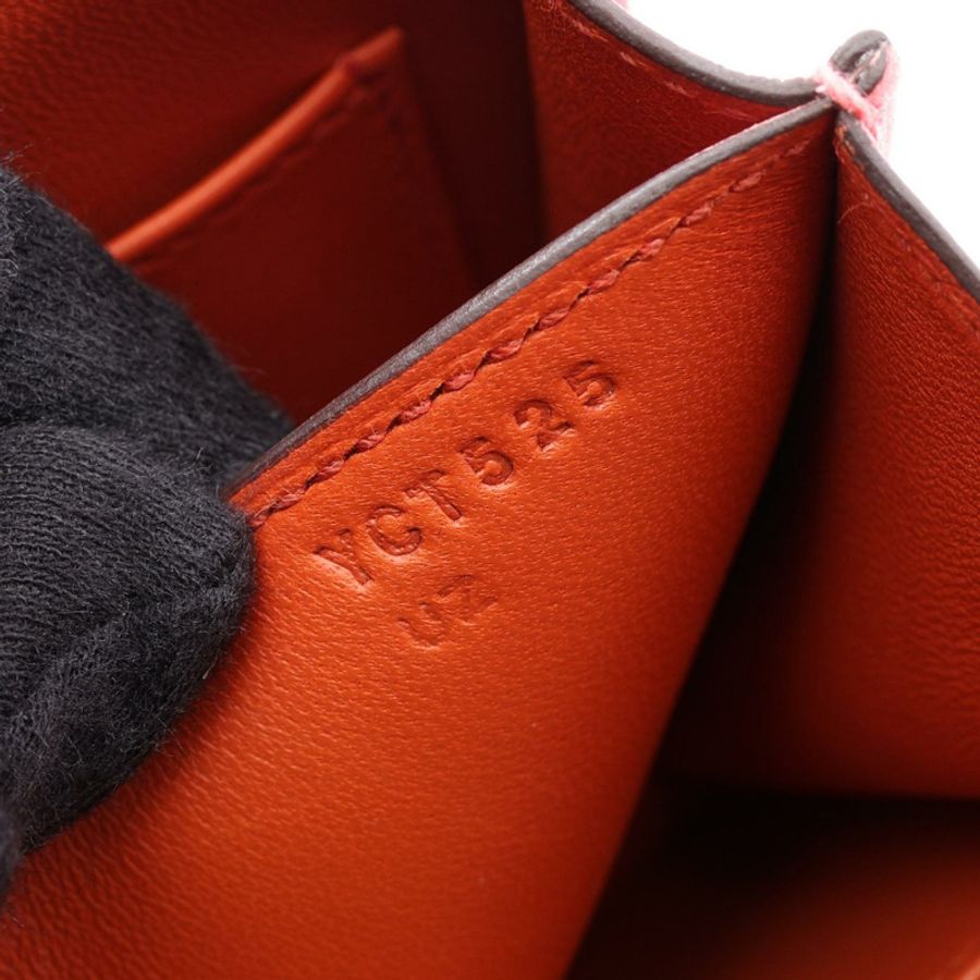 HERMES Constance 3 迷你肩背包 Y Evercolor Rose dete Terre battue 二手 SHW-4