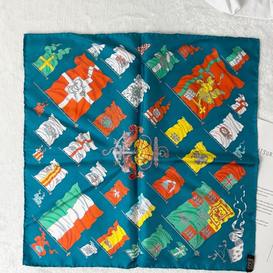 Hermes Pavois Twill Carre 絲巾 方巾-2