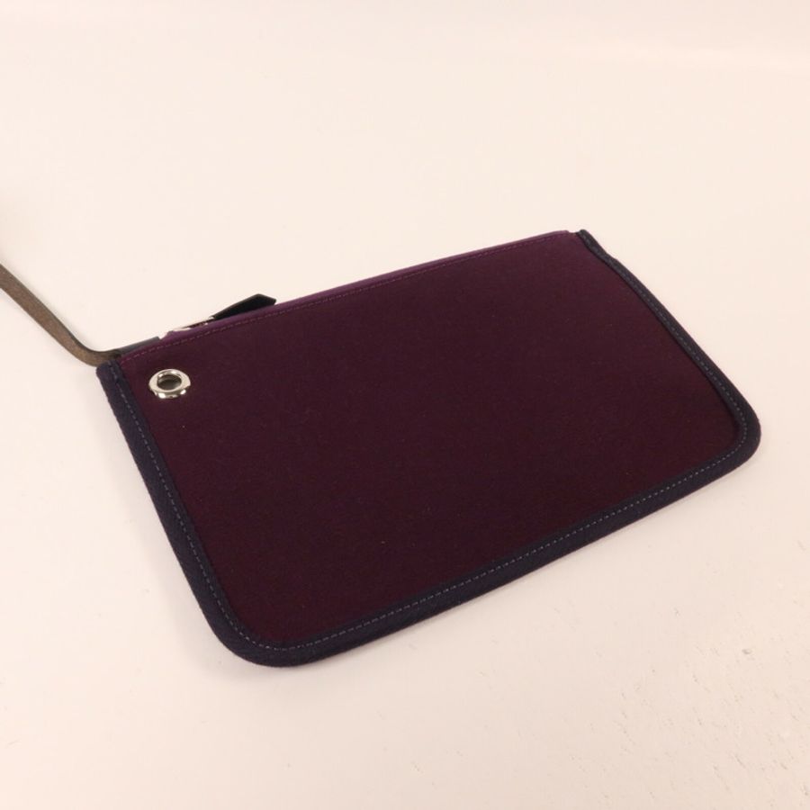HERMES 帆布Herbag PM手挽肩背兩用袋Cassis-16