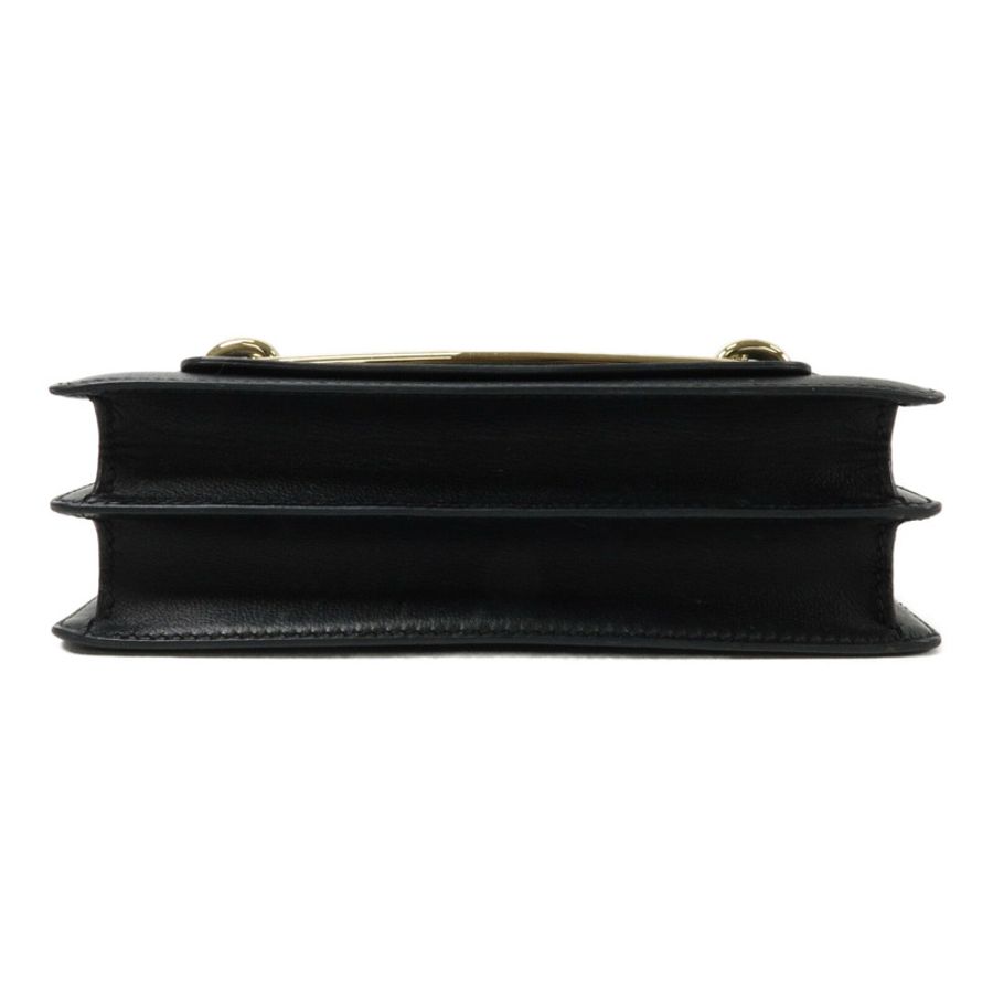 HERMES Allegretto皮革Roulis 23肩背袋Noir-3