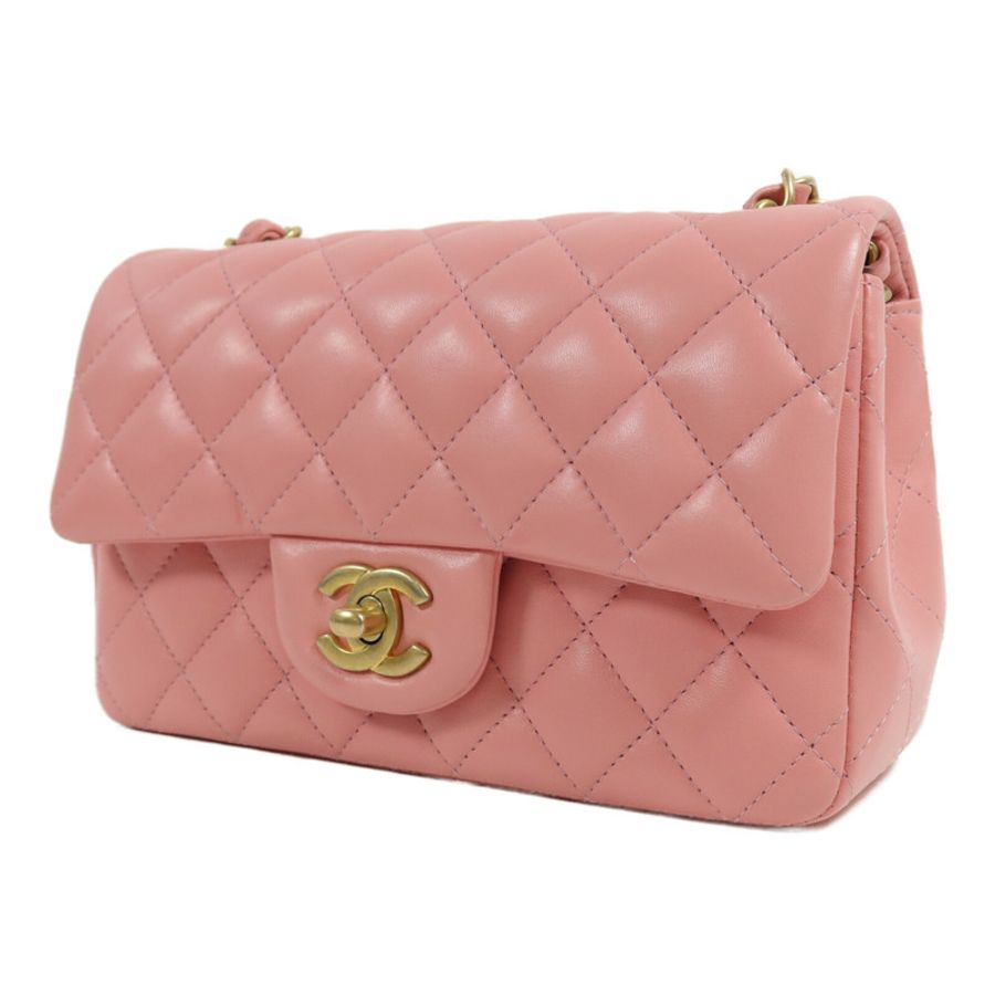 CHANEL 羊皮皮革Classic 20鏈帶肩背袋-2